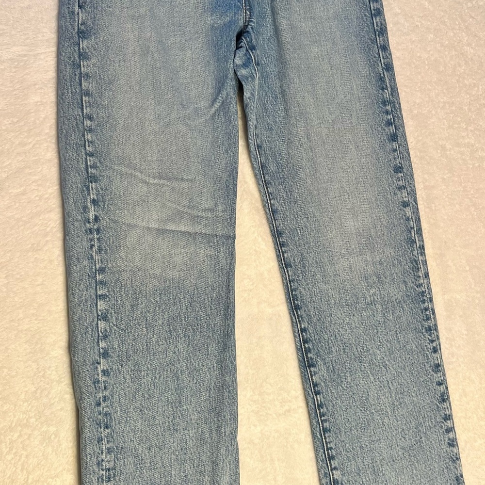 Madewell High Rise Straight Leg Jeans Light Wash Blue Women’s Size 24
